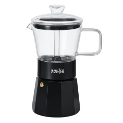 Lifetime Brands Europe ltd La Cafetière Verona Espressokanne 6 kopper Sort