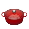 LE CREUSET Støpejernsgryte 5,3L/26cm Cerise
