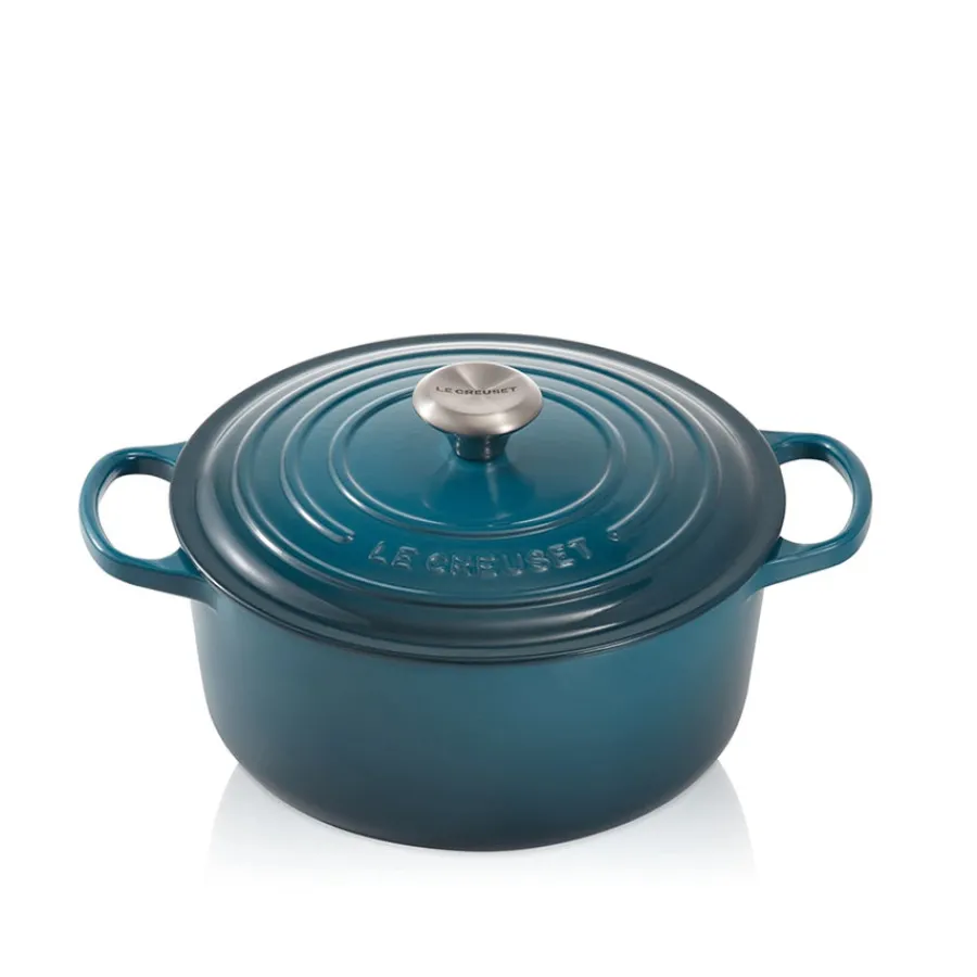 LE CREUSET Støpejernsgryte 4,2L/24cm Deep Teal