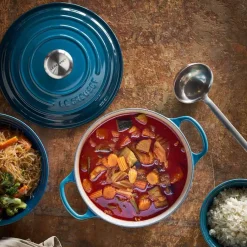 LE CREUSET Støpejernsgryte 4,2L/24cm Deep Teal