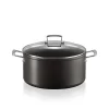 LE CREUSET Toughened Gryte m/lokk 6L Non-Stick Aluminium