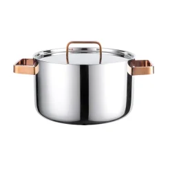 LØVE Løve Boen Gryte 3-Ply 6L 24cm Med Rosegull Håndtak