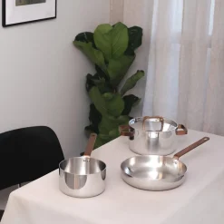 LØVE Løve Boen Stekepanne 3-Ply 28cm Med Rosegull Håndtak