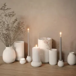 LYNGBY Lyng Porcelæn Vase 25cm Hvit