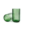 LYNGBY Porcelæn Vase 25cm Grønn Glass