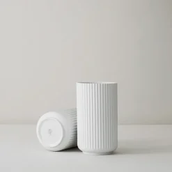 LYNGBY Porcelæn Vase 20,5cm Hvit Porselen