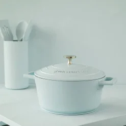 Lifetime Brands Europe ltd Masterclass Cast Aluminium Gryte 2,4L Himmelblå