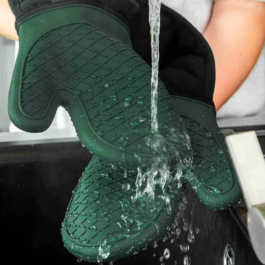 Lifetime Brands Europe ltd Masterclass Grytevotter Silikon 2 stk Grønn