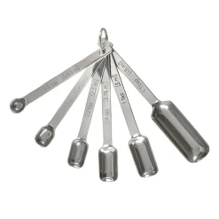 Lifetime Brands Europe ltd Masterclass Måleskjesett 6 Deler Rustfritt Stål