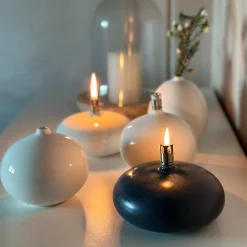 PORSGRUNDS PORSELÆNSFABRIK Nordic Living Oljelampe 13,5 x 7cm Blå