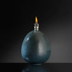 PORSGRUNDS PORSELÆNSFABRIK Nordic Living Oljelampe 10,5 x 12cm Blå