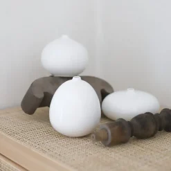 PORSGRUNDS PORSELÆNSFABRIK Nordic Living Vase 10,5x12cm Hvit