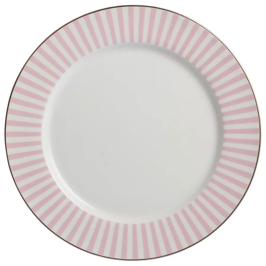 NOVA Abby Tallerken 26cm Rosa m/Gullkant