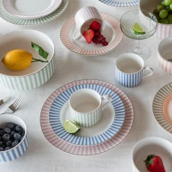 NOVA Abby Tallerken 26cm Rosa m/Gullkant