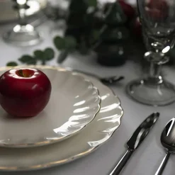 NOVA Lilly Tallerken 21cm Hvit m/Gullkant