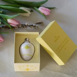 PORSGRUNDS PORSELÆNSFABRIK Porselensegg Stråmønster Gul - Porsgrund