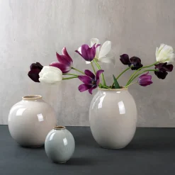 PORSGRUNDS PORSELÆNSFABRIK Porsgrunds Porselænsfabrik Soft Vase 11cm Off-White