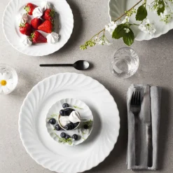 PORSGRUNDS PORSELÆNSFABRIK Porsgrunds Porselænsfabrik Bogstad Hvitt Stor Tallerken 27 cm