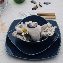 PORSGRUNDS PORSELÆNSFABRIK Porsgrunds Porselænsfabrik Sense Teal Bolle 18,5cm 4pk