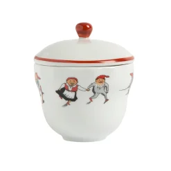 PORSGRUNDS PORSELÆNSFABRIK Porsgrunds Porselænsfabrik Nisseservise Skål med Lokk