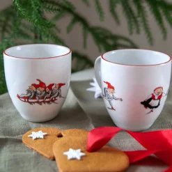 PORSGRUNDS PORSELÆNSFABRIK Porsgrunds Porselænsfabrik Nisseservise Nomi Krus 2pk