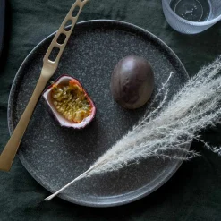 PORSGRUNDS PORSELÆNSFABRIK Porsgrunds Porselænsfabrik Natur Tallerken m/kant 25cm Mørk Granitt