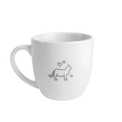 PORSGRUNDS PORSELÆNSFABRIK Porsgrunds Porselænsfabrik Hashtag Krus 38 cl Livet Er Best Med Katt