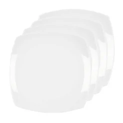 PORSGRUNDS PORSELÆNSFABRIK Porsgrunds Porselænsfabrik Sense Firkantet Tallerken 27cm 4pk