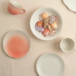 PORSGRUNDS PORSELÆNSFABRIK Porsgrunds Porselænsfabrik Kamskjell Asjett 20cm Korall