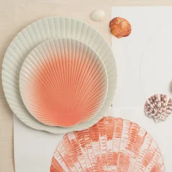 PORSGRUNDS PORSELÆNSFABRIK Porsgrunds Porselænsfabrik Kamskjell Asjett 20cm Korall