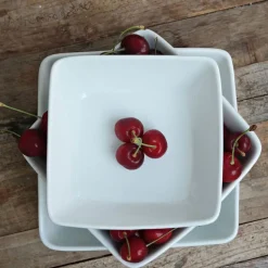 PORSGRUNDS PORSELÆNSFABRIK Porsgrunds Porselænsfabrik Sense Firkant Bolle 18cm 1,3L