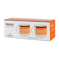 PORSGRUNDS PORSELÆNSFABRIK Porsgrunds Porselænsfabrik Marius Trend Krus 25 Cl Orange 2pk