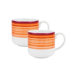 PORSGRUNDS PORSELÆNSFABRIK Porsgrunds Porselænsfabrik Marius Trend Krus 25 Cl Orange 2pk
