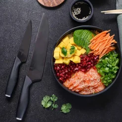 PORSGRUNDS PORSELÆNSFABRIK Porsgrunds Porselænsfabrik De Cuisson Kokkekniv 21 Cm Sort Knivblad