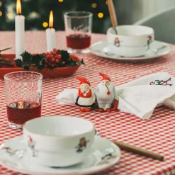 PORSGRUNDS PORSELÆNSFABRIK Porsgrunds Porselænsfabrik Nisseservise Serviett Tekstil 43x43cm 1stk