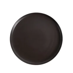 PORSGRUNDS PORSELÆNSFABRIK Porsgrunds Porselænsfabrik Natur Tallerken m/Kant 25cm Matt Sort