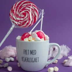 PORSGRUNDS PORSELÆNSFABRIK Porsgrunds Porselænsfabrik Hashtag Krus 38 cl Fylt Med Kjærlighet