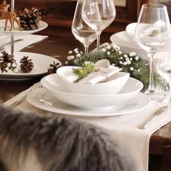 PORSGRUNDS PORSELÆNSFABRIK Porsgrunds Porselænsfabrik Sense Flat Tallerken 22cm 4pk