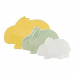 PORSGRUNDS PORSELÆNSFABRIK Påske Skål Harer 3pk - Porsgrunds Porselænsfabrik