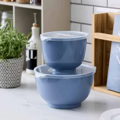 ROSTI Margrethe Bakeboller 2 Boller m/Lokk Dusty Blue