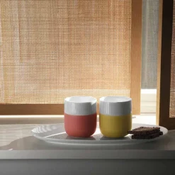 ROYAL COPENHAGEN Riflet Contrast Krus 33cl Sennep