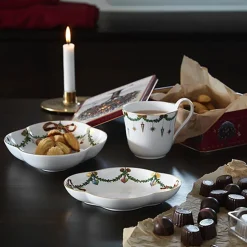 ROYAL COPENHAGEN Stjerne Riflet Serveringsfat 17,5cm