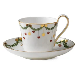 ROYAL COPENHAGEN Stjerneriflet Jul Kopp m/Skål 24cl