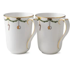 ROYAL COPENHAGEN Stjerneriflet Jul Krus 33cl 2pk