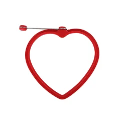 SEASONS Love Collection Hjerteform Egg/Pannekake 11cm Rød