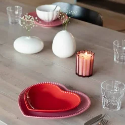 SEASONS Love Collection Stearinlys Blomst 7,5cm Rosa