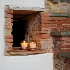 SEASONS Summer Collection Stearinlys i Glassbeholder 10cm Oransje