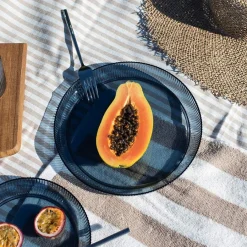 SEASONS Summer Collection Tallerken m/Riller 25cm Marine