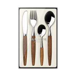 SKAUGUM BESTIKK Bestikksett 4 Deler Teak