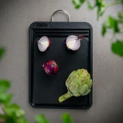 GLOBAL Skjærebrett I Plast Svart 36,5x26,5x1,3 cm